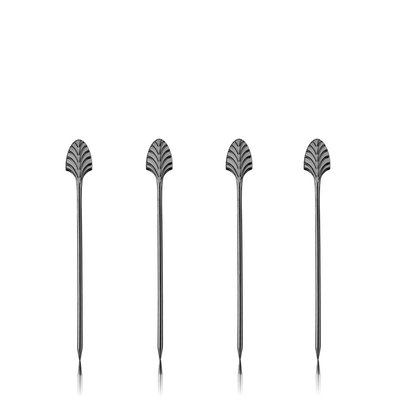 Gunmetal Deco Cocktail Picks
