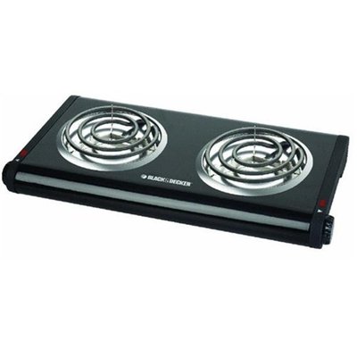 B & D  Double Burner Buffet Range