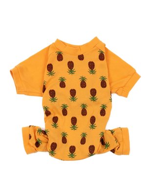 Dog Cotton Pajama - Pineapple