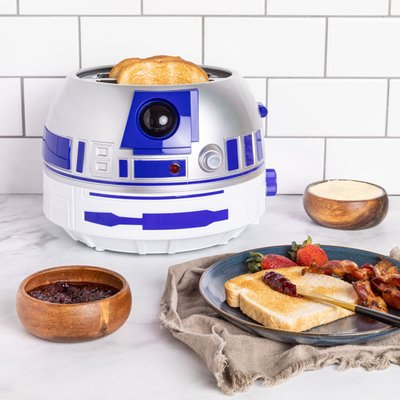 Star Wars R2D2 Deluxe Toaster - Lights-Up and Makes Sounds Like Artoo
