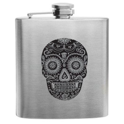 Dia De Los Muertos Stainless Steel Flask