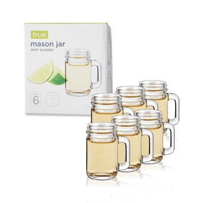 Mason Jar Shot Glass Set of 6