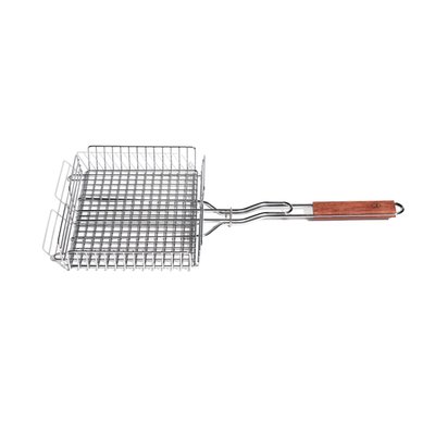 Grill Basket,Rosewood Hndl 25"