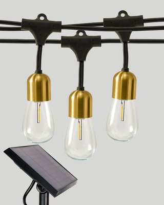 Glow LED Solar Hanging String Lights