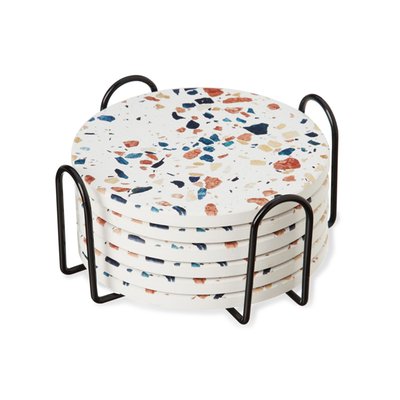 Terrazzo Stoneware Coasters