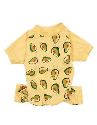 Dog Cotton Pajama - Avocado