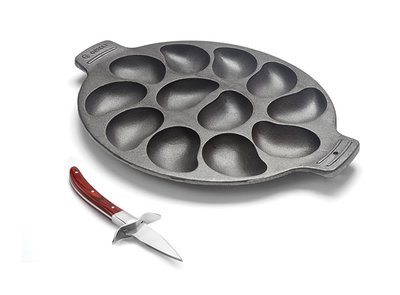 Oyster Knife and Oyster Pan