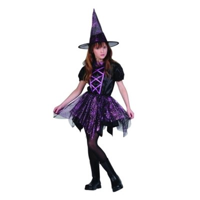 Glitter Spider Witch Costume