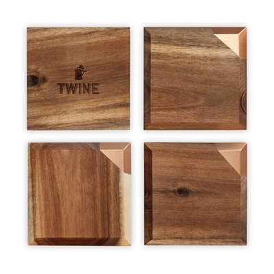 Metallic Dipped Coaster Set