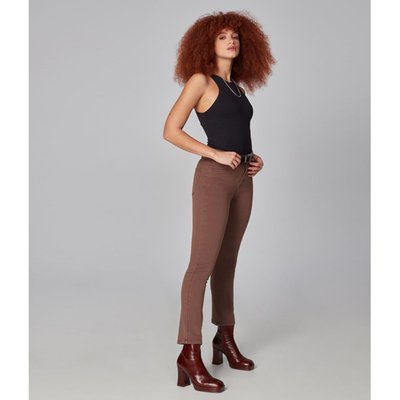 Kate-cb - High Rise Straight Jeans - Inseam 32"