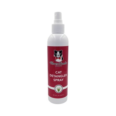 Cat Detangler Spray for Matted Hair by Warren London | Leave In Conditioner Pet Detangling Spray that Demattes & Refreshes |  Use with Cat Brush or Grooming Glove | Made in USA