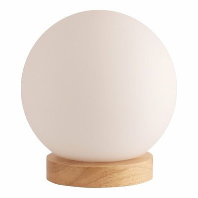 Iris Glass Ball Table Lamp With 6 Watt 550 Lumen 2700k Led Bulb