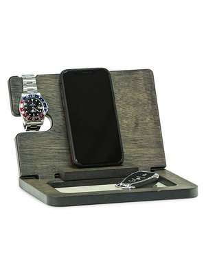 Bey-berk Wooden Charging Station Valet