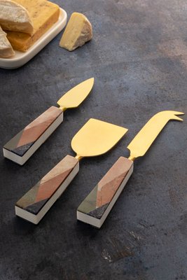 Galicia Marble Cheese Knives